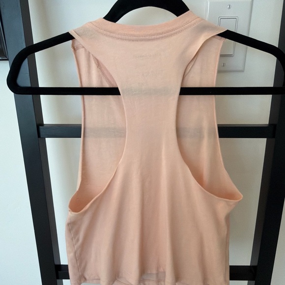 Bella Canvas Women’s Sleeveless Tank Tops - White & Blush - Picture 3 of 4